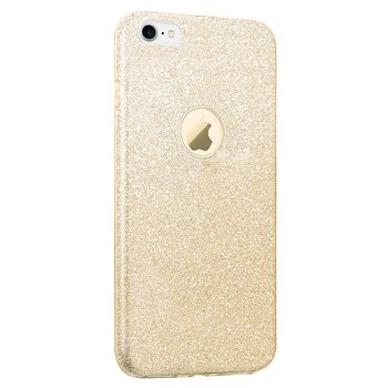 Microsonic Apple iPhone 8 Kılıf Sparkle Shiny Gold