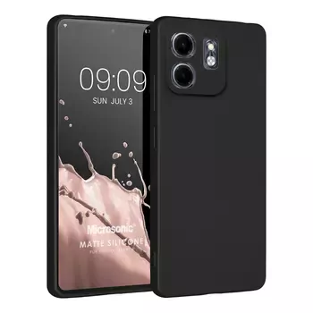 Microsonic Matte Silicone Infinix Note 40 Pro Plus 5G Kılıf Siyah