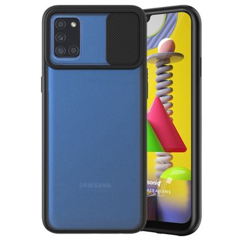 Microsonic Samsung Galaxy A31 Kılıf Slide Camera Lens Protection Siyah