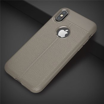 CaseUp Apple iPhone XS Kılıf Niss Silikon Gri