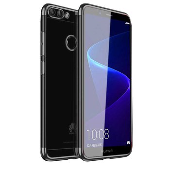 Microsonic Huawei P Smart Kılıf Skyfall Transparent Clear Siyah