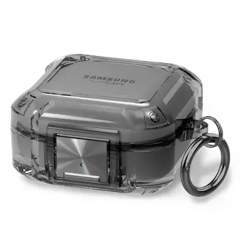 Microsonic Samsung Galaxy Buds Core Kılıf Safety Lock Protection Füme