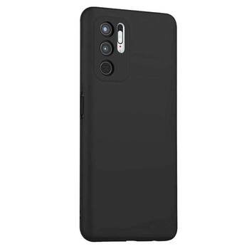 Microsonic Xiaomi Poco M3 Pro Kılıf Matte Silicone Siyah