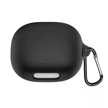Microsonic Anker Soundcore Liberty 4 Pro Kılıf Askılı Mat Silikon Siyah