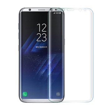 Microsonic Samsung Galaxy S8 Kavisli Temperli Cam Ekran Koruyucu Film Şeffaf