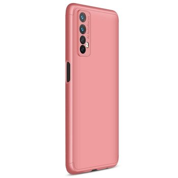 Microsonic Realme 7 Kılıf Double Dip 360 Protective AYS Rose Gold