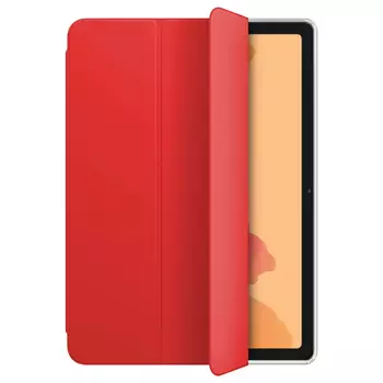 Microsonic Samsung Galaxy Tab A7 Lite T225 Kılıf Slim Translucent Back Smart Cover Kırmızı