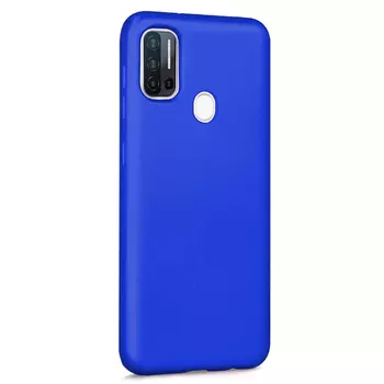 Microsonic Matte Silicone Reeder P13 Blue Max Pro Kılıf Mavi