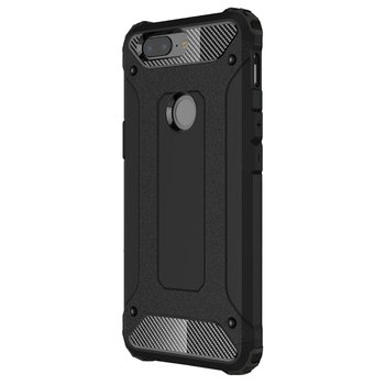 Microsonic OnePlus 5T Kılıf Rugged Armor Siyah