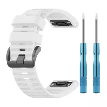 Microsonic Garmin Forerunner 935 Tri Bundle Kordon Quick Fit Strap Band Beyaz