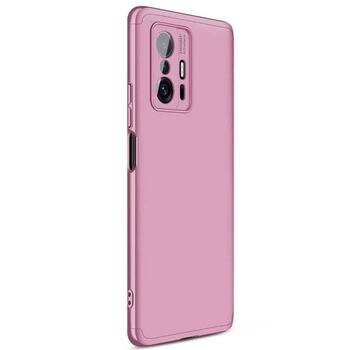 Microsonic Xiaomi Mi 11T Pro Kılıf Double Dip 360 Protective AYS Rose Gold