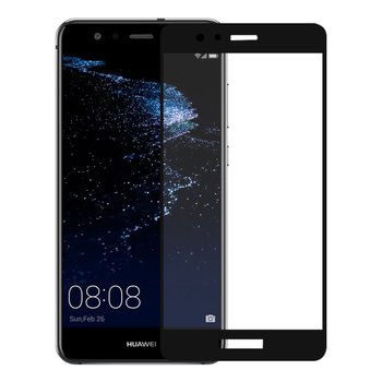 Microsonic Huawei P10 Lite Kavisli Temperli Cam Ekran Koruyucu Film Siyah