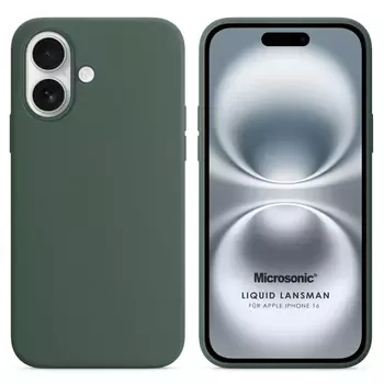 Microsonic Apple iPhone 17 Kılıf Liquid Lansman Silikon Yeşil