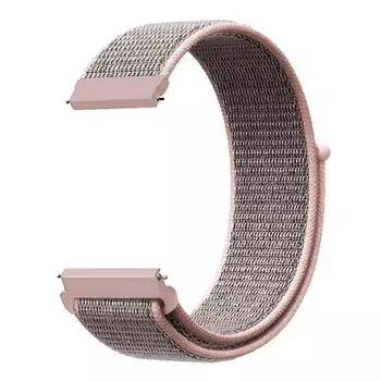 Microsonic Samsung Galaxy Watch 5 40mm Hasırlı Kordon Woven Sport Loop Rose Gold