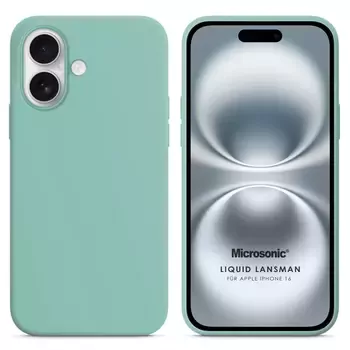 Microsonic Apple iPhone 17 Kılıf Liquid Lansman Silikon Su Yeşili