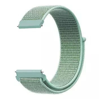 Microsonic Samsung Galaxy Watch 5 40mm Hasırlı Kordon Woven Sport Loop Mint Yeşili