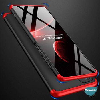 Microsonic Samsung Galaxy M52 Kılıf Double Dip 360 Protective AYS Mavi