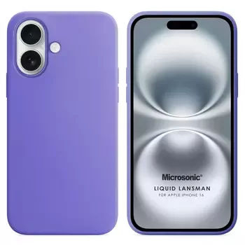 Microsonic Apple iPhone 17 Kılıf Liquid Lansman Silikon Lila