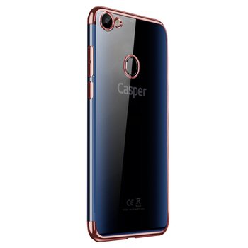 Microsonic Casper Via G3 Kılıf Skyfall Transparent Clear Rose Gold