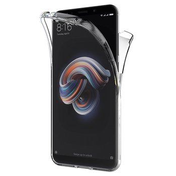 Microsonic Xiaomi Redmi Note 5 Kılıf Komple Gövde Koruyucu Silikon Şeffaf