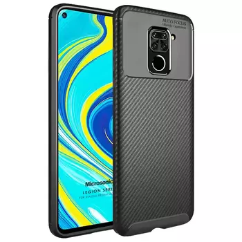 Microsonic Xiaomi Redmi Note 9 Kılıf Legion Series Siyah