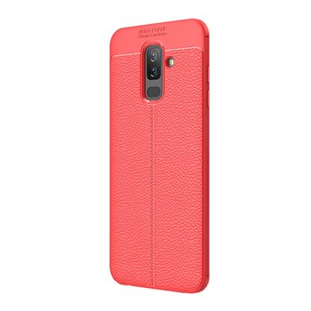 CaseUp Samsung Galaxy J8 Kılıf Niss Silikon Kırmızı