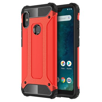 CaseUp Xiaomi Redmi Note 6 Pro Kılıf Tank Kırmızı