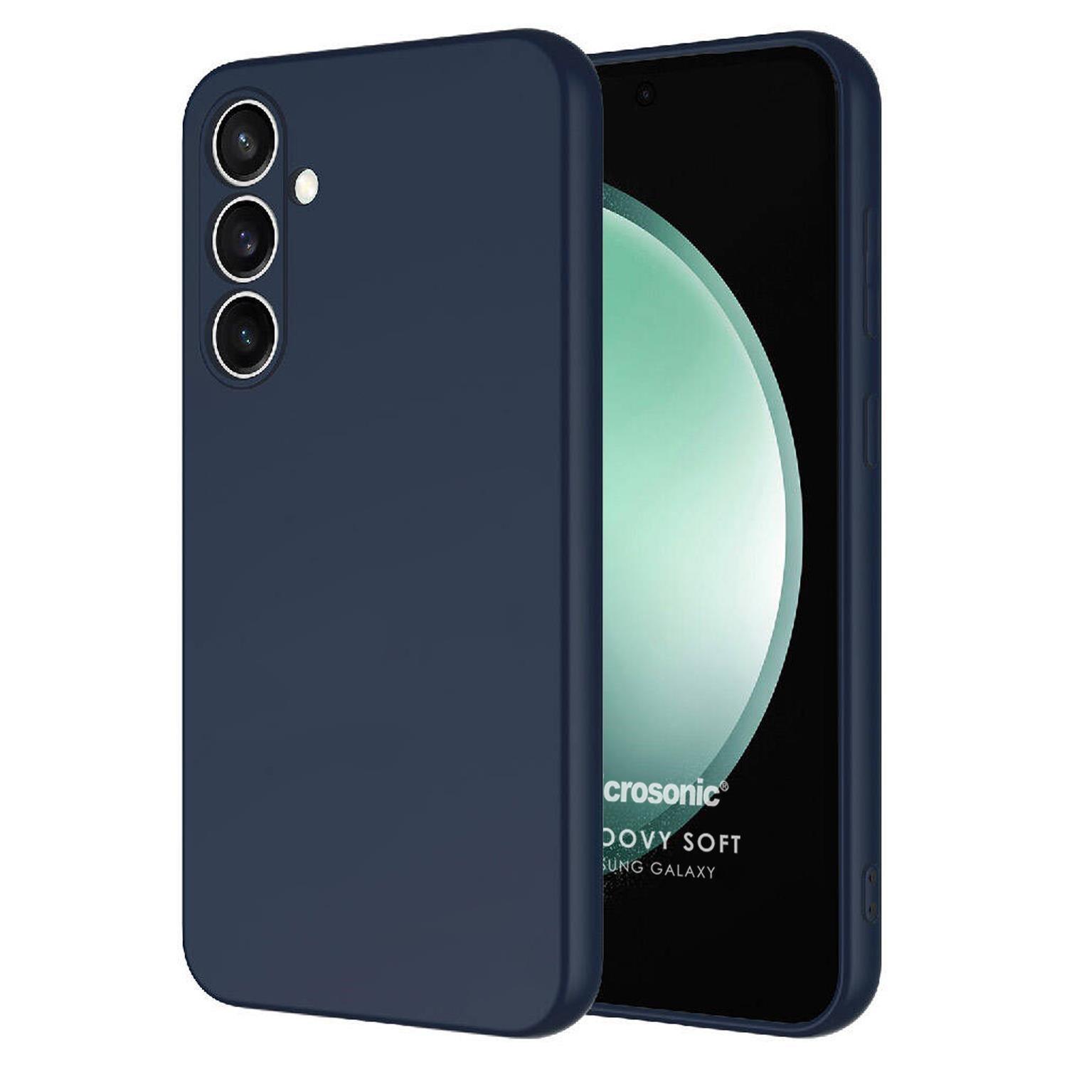 Microsonic Samsung Galaxy S26 Plus Kılıf Groovy Soft Lacivert