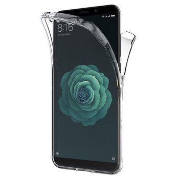 Microsonic Xiaomi Mi 6X Kılıf Komple Gövde Koruyucu Silikon Şeffaf