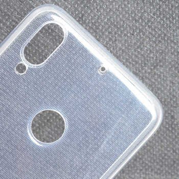 Microsonic Casper Via A3 Kılıf Transparent Soft Beyaz