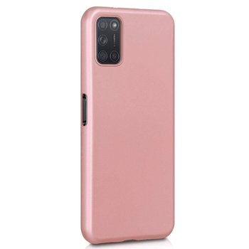 Microsonic Oppo A92 Kılıf Matte Silicone Rose Gold