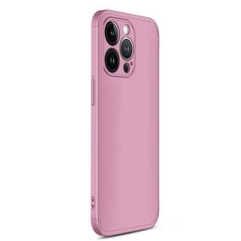 Microsonic Apple iPhone 13 Pro Kılıf Double Dip 360 Protective AYS Rose Gold