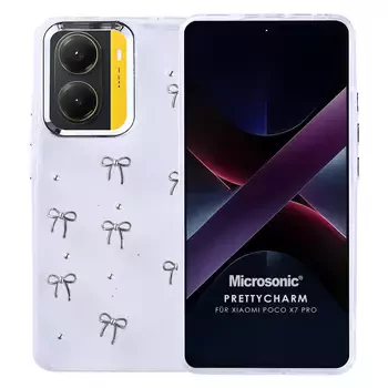 Microsonic Xiaomi Poco X7 Pro Kılıf PrettyCharm Bow