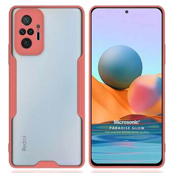 Microsonic Xiaomi Redmi Note 10 Pro Kılıf Paradise Glow Pembe