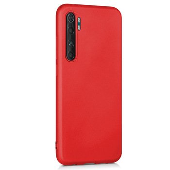 Microsonic Xiaomi Mi Note 10 Lite Kılıf Matte Silicone Kırmızı