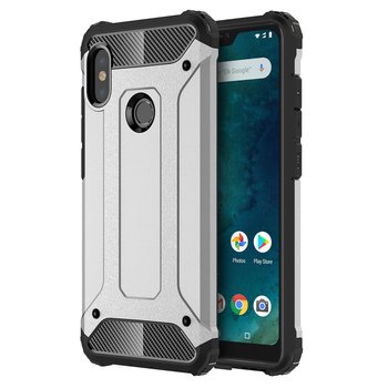 CaseUp Xiaomi Mi A2 Lite Kılıf Tank Gümüş