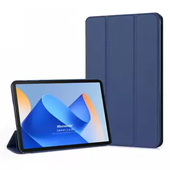 Microsonic Huawei MatePad 11.5 Kılıf Slim Translucent Back Smart Cover Lacivert
