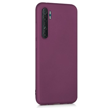 Microsonic Xiaomi Mi Note 10 Lite Kılıf Matte Silicone Mor