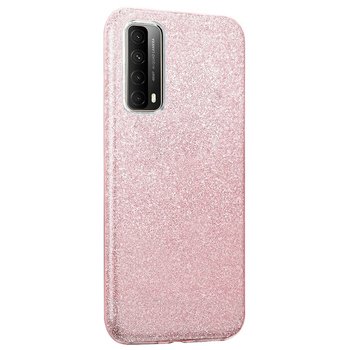 Microsonic Huawei P Smart 2021 Kılıf Sparkle Shiny Rose Gold