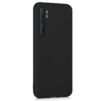 Microsonic Xiaomi Mi Note 10 Lite Kılıf Matte Silicone Siyah