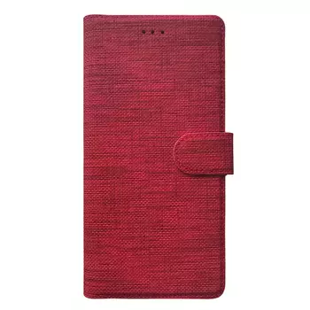 Microsonic Xiaomi Redmi Note 11 Pro 5G Kılıf Fabric Book Wallet Kırmızı