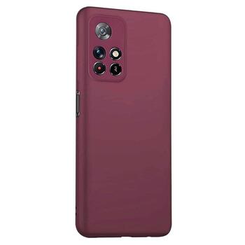 Microsonic Xiaomi Poco M4 Pro Kılıf Matte Silicone Mor