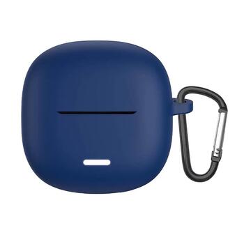 Microsonic Xiaomi Redmi Buds 8 Lite Kılıf Askılı Mat Silikon Lacivert