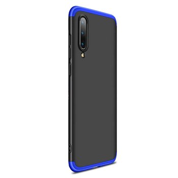 Microsonic Xiaomi Mi 9 SE Kılıf Double Dip 360 Protective AYS Siyah Mavi