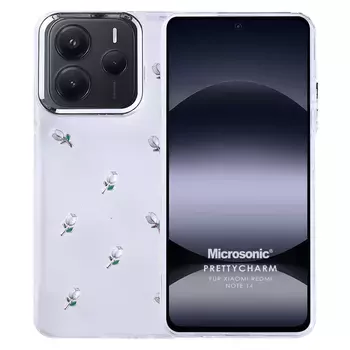 Microsonic Xiaomi Redmi Note 14 5G Kılıf PrettyCharm Tulip