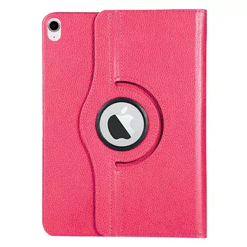 Microsonic Apple iPad Air 13 2025 Kılıf (A3268-A3269) 360 Rotating Stand Deri Pembe