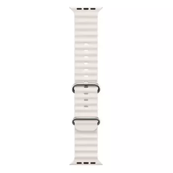 Microsonic Apple Watch Series 8 45mm Kordon Ocean Band Bej