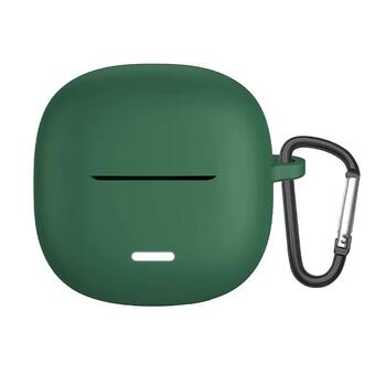 Microsonic Xiaomi Redmi Buds 8 Lite Kılıf Askılı Mat Silikon Koyu Yeşil