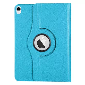 Microsonic Apple iPad Air 13 2025 Kılıf (A3268-A3269) 360 Rotating Stand Deri Mavi