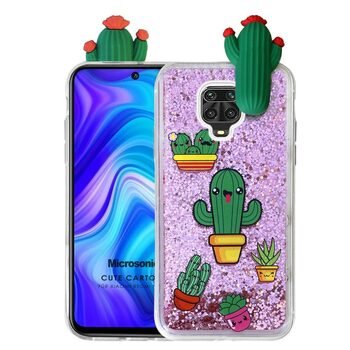 Microsonic Xiaomi Redmi Note 9 Pro Kılıf Cute Cartoon Kaktüs